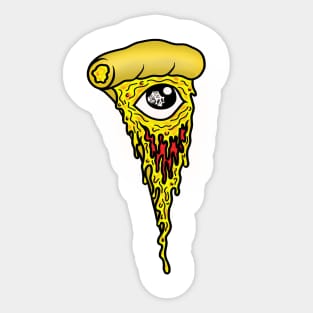 Pizza monster Sticker